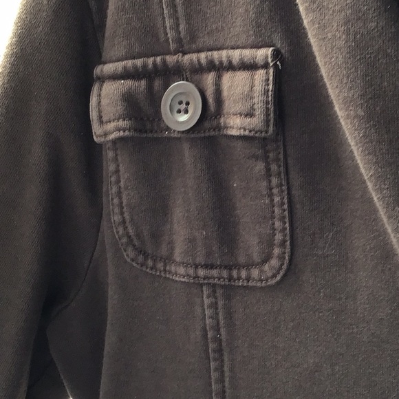 Austin Clothing Company size XL brown half sleeve jacket has belt hoops no belt - Picture 4 of 5